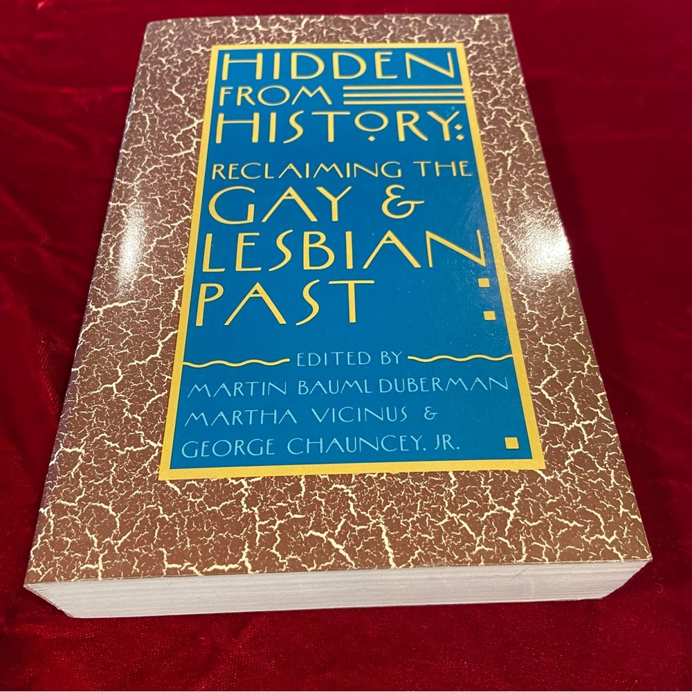 Hidden from History Book Reclaiming Gay & Lesbian Past Book
Brand New